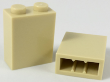 Plaatje in Gallery viewer laden, LEGO® los onderdeel Steen in kleur Geelbruin 3245c