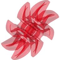 Plaatje in Gallery viewer laden, LEGO® los onderdeel Propellor Doorzichtig Rood 41530