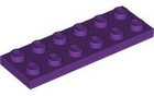 LEGO® los onderdeel Plaat Algemeen in kleur Paars 3795