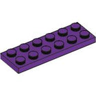 LEGO® los onderdeel Plaat Algemeen in kleur Paars 3795