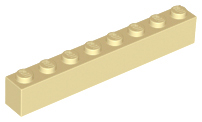Plaatje in Gallery viewer laden, LEGO® los onderdeel Steen in kleur Geelbruin 3008