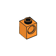 LEGO® los onderdeel Technische Steen in kleur Oranje 6541