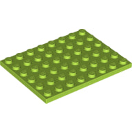 Plaatje in Gallery viewer laden, LEGO® los onderdeel Plaat Algemeen in kleur Limoen 3036