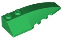 LEGO® los onderdeel Wig in kleur Groen 41747