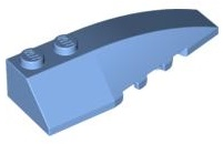 LEGO® los onderdeel Wig in kleur Medium Blauw 41747