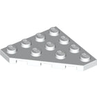 LEGO® los onderdeel Wig Plaat in kleur Wit 30503