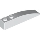 LEGO® los onderdeel Dakpan Gebogen in kleur Wit 42022