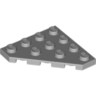 LEGO® los onderdeel Wig Plaat Licht Blauwachtig Grijs 30503
