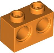 Plaatje in Gallery viewer laden, LEGO® los onderdeel Technische Steen in kleur Oranje 32000