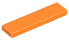 LEGO® los onderdeel Tegel Algemeen in kleur Oranje 2431