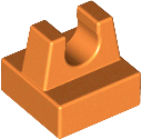 LEGO® los onderdeel Tegel Aangepast in kleur Oranje 2555