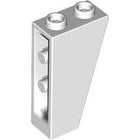 LEGO® los onderdeel Dakpan Omgekeerd in kleur Wit 2449