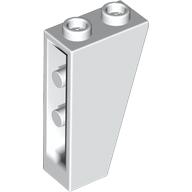 LEGO® los onderdeel Dakpan Omgekeerd in kleur Wit 2449