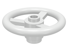 LEGO® los onderdeel Technische Besturing in kleur Wit 2819