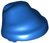 LEGO® los onderdeel Hoofddeksels in kleur Blauw x70