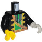 LEGO® los onderdeel Lijf met Motief in kleur Zwart 973p36c01