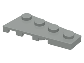 LEGO® los onderdeel Wig Plaat in kleur Lichtgrijs 41769