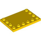 LEGO® los onderdeel Tegel Aangepast in kleur Geel 6180