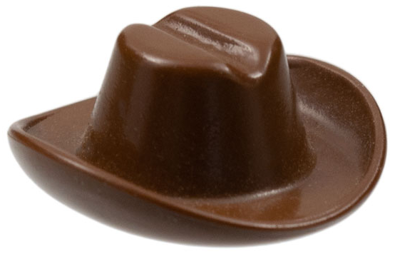 LEGO® los onderdeel Hoofddeksels in kleur Bruin 3629