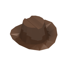 LEGO® los onderdeel Hoofddeksels in kleur Bruin 3629