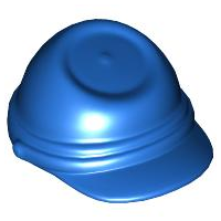 LEGO® los onderdeel Hoofddeksels in kleur Blauw 30135
