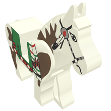 Plaatje in Gallery viewer laden, LEGO® los onderdeel Landdier in kleur Wit 4493c01px3