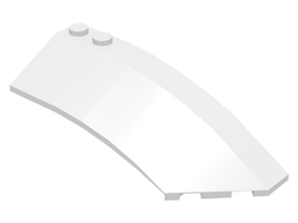 LEGO® los onderdeel Wig in kleur Wit 41749