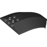 Plaatje in Gallery viewer laden, LEGO® los onderdeel Voorruit in kleur Zwart x224