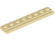 LEGO® los onderdeel Plaat Aangepast in kleur Geelbruin 4510