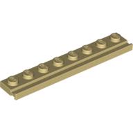 Plaatje in Gallery viewer laden, LEGO® los onderdeel Plaat Aangepast in kleur Geelbruin 4510