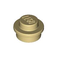 Plaatje in Gallery viewer laden, LEGO® los onderdeel Plaat Rond in kleur Geelbruin 4073