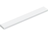 LEGO® los onderdeel Tegel Algemeen in kleur Wit 4162