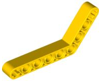 Plaatje in Gallery viewer laden, LEGO® los onderdeel Technische Hefbalk in kleur Geel 6629