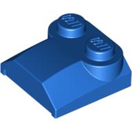 LEGO® los onderdeel Dakpan Gebogen in kleur Blauw 41855