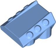 LEGO® los onderdeel Steen Aangepast Medium Blauw 30603