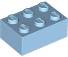 LEGO® los onderdeel Steen in kleur Maersk Blue 3002