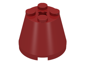 LEGO® los onderdeel Kegel in kleur Donkerrood 6233