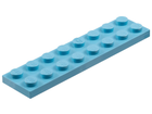 LEGO® los onderdeel Plaat Algemeen in kleur Maersk Blue 3034