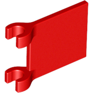 LEGO® los onderdeel Vlag in kleur Rood 2335