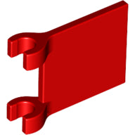 Plaatje in Gallery viewer laden, LEGO® los onderdeel Vlag in kleur Rood 2335