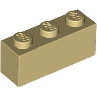 Plaatje in Gallery viewer laden, LEGO® los onderdeel Steen in kleur Geelbruin 3622