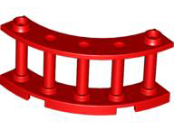 LEGO® los onderdeel Hek in kleur Rood 30056