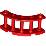 LEGO® los onderdeel Hek in kleur Rood 30056