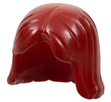 Plaatje in Gallery viewer laden, LEGO® los onderdeel Haar in kleur Donkerrood 4530