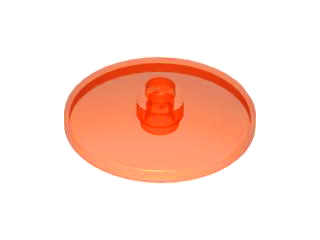 LEGO® los onderdeel Schaal Doorzichtig Neon Oranje 3960