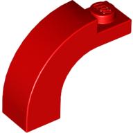 Plaatje in Gallery viewer laden, LEGO® los onderdeel Steen Boog in kleur Rood 6005
