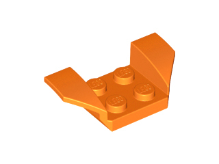 LEGO® los onderdeel Spatbord in kleur Oranje 41854