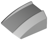 LEGO® onderdeel Dakpan Gebogen Licht Blauwachtig Grijs 30602