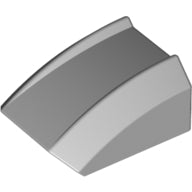 Plaatje in Gallery viewer laden, LEGO® onderdeel Dakpan Gebogen Licht Blauwachtig Grijs 30602