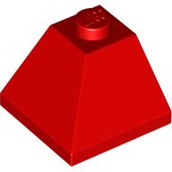 Plaatje in Gallery viewer laden, LEGO® los onderdeel Dakpan Algemeen in kleur Rood 3045